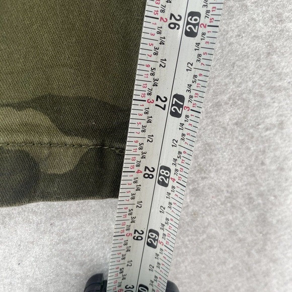 Old Navy Pants Mens 29X30 Green Camouflage Print Ultimate Slim Straight Leg Camo - Picture 14 of 15